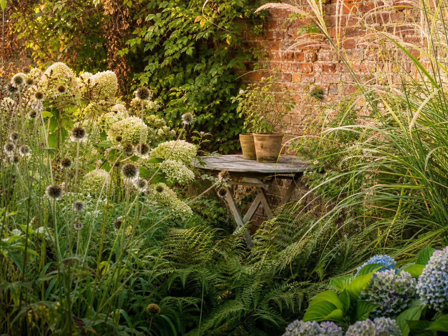 A layered perennial border in a Northfield Gardens project